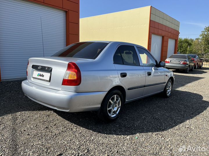 Hyundai Accent 1.5 МТ, 2007, 202 400 км