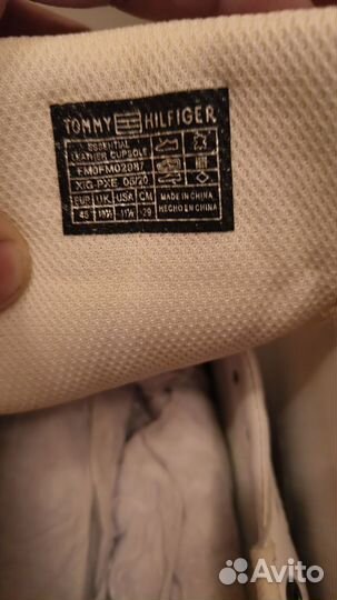 Белые кеды Tommy Hilfiger оригинал