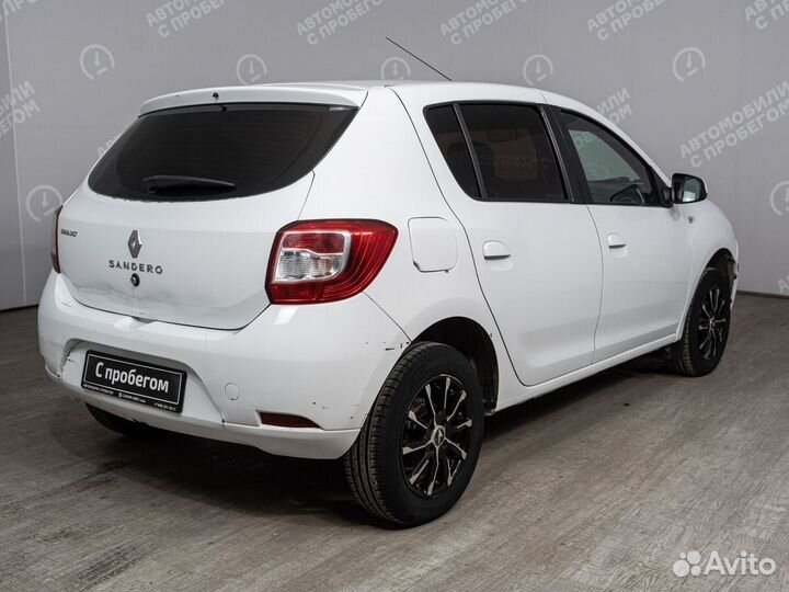 Renault Sandero 1.6 МТ, 2015, 133 680 км