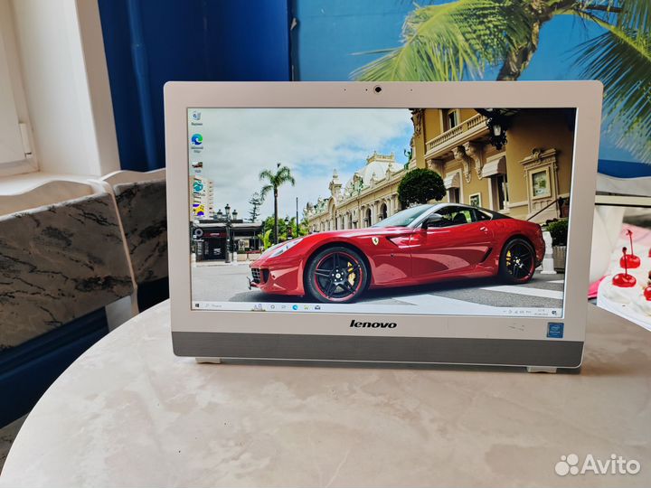Моноблок lenovo Intel j3710 4ядра/RAM4/SSD240/20