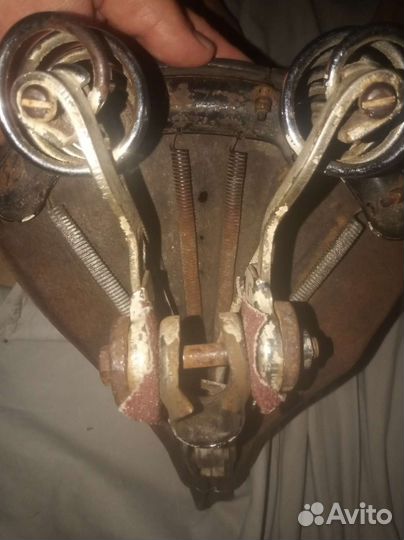 Седло спортивное советское кожаное