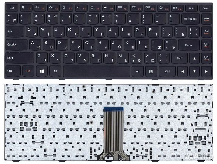 Клавиатура Lenovo Flex 2-14, G40-30, G40-70 черная