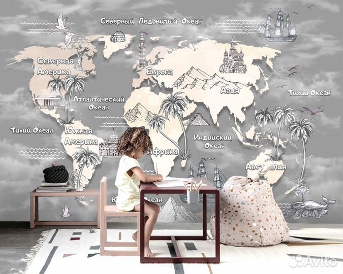 Дизайнерские фотообои