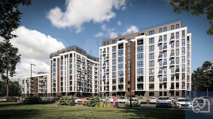 2-к. квартира, 71,4 м², 7/9 эт.