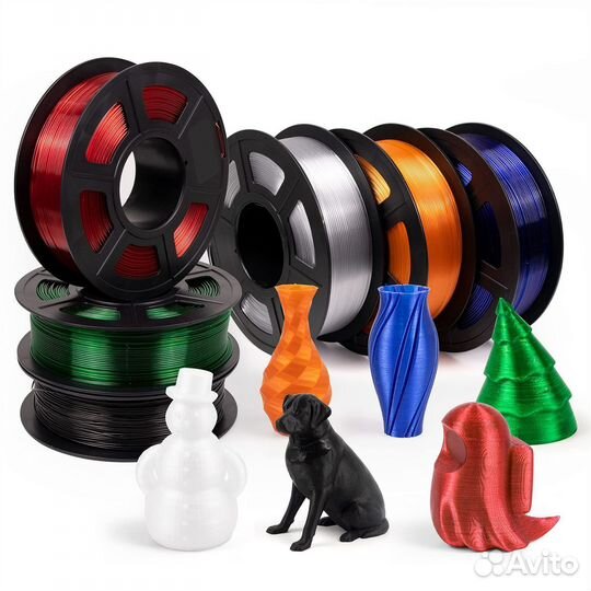 Пластик для 3D принтера pla petg tpu
