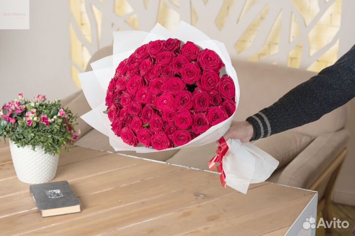 101 роза букеты
