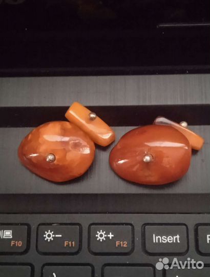 Янтарь запонки СССР