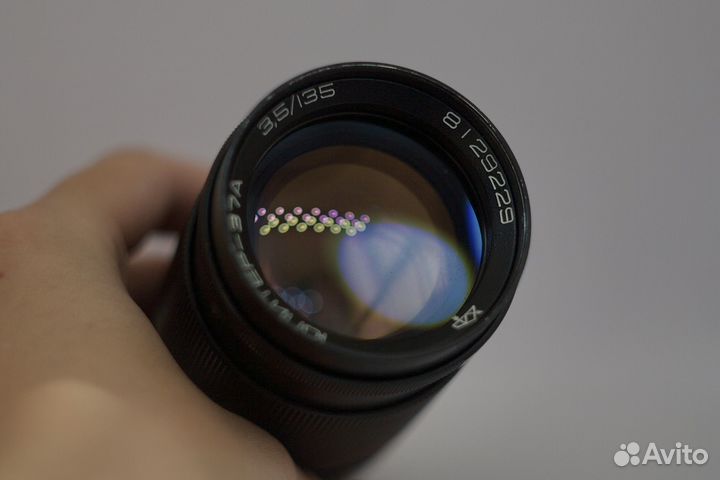 Объектив Юпитер 37А 3,5/135 + адаптер на Canon