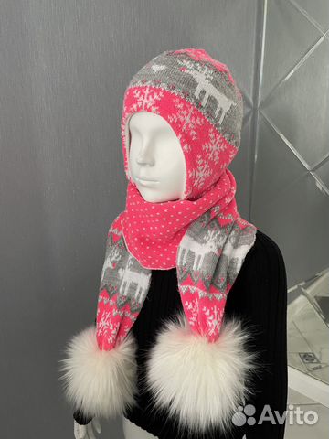 Шапка для девочки 51-52