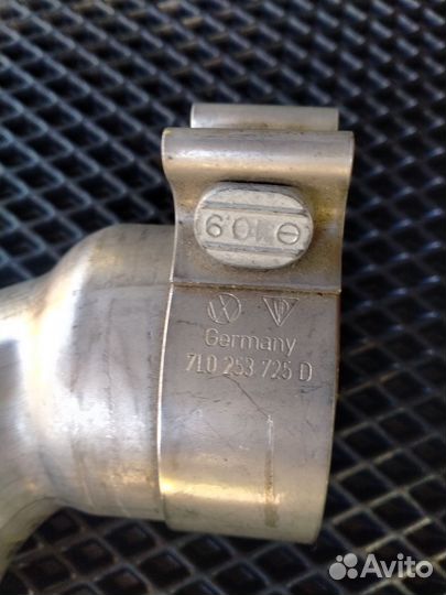 Volkswagen touareg насадки на глушитель