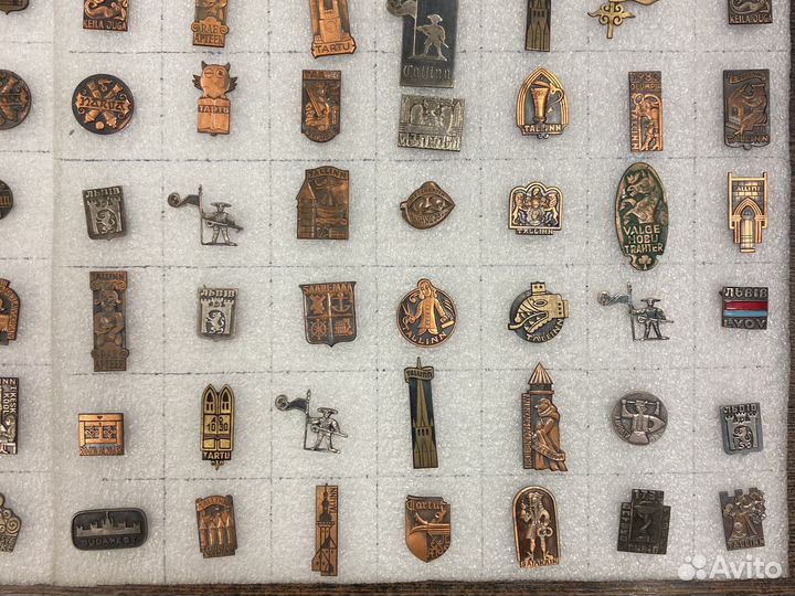 Значки СССР тяжелые (коллекция) Рига, Таллин