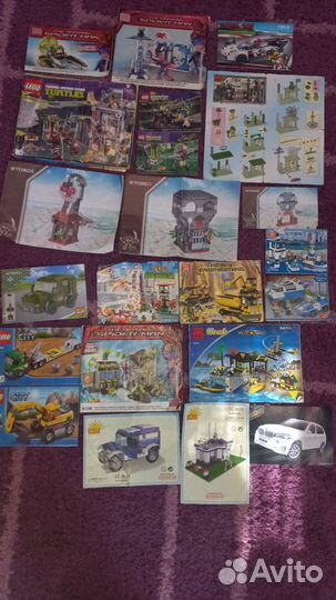 Lego, Mega Bloks, Bambao и др. конструкторы