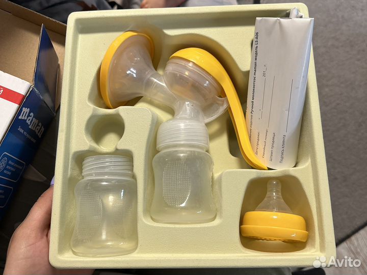 Молокоотсос maman ручной