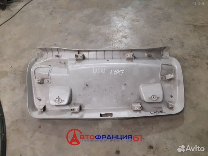 Обшивка крышки багажника, 909000001R renault lagun