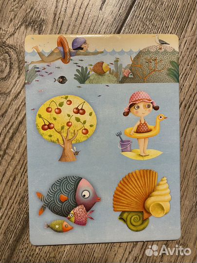 Djeco лото времена года