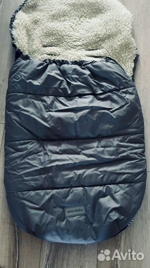 Конверт в коляску на овчине