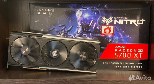 Видеокарта AMD Sapphire nitro+ rx5700xt 8Gb