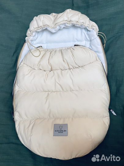 Конверт зимний в коляску (с прорезями)