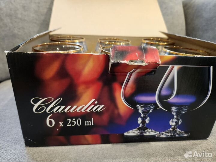 Бокалы bohemia для коньяка, бренди