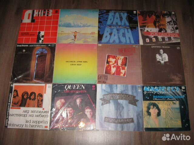 Виниловые пластинки коллекция Led Zeppelin