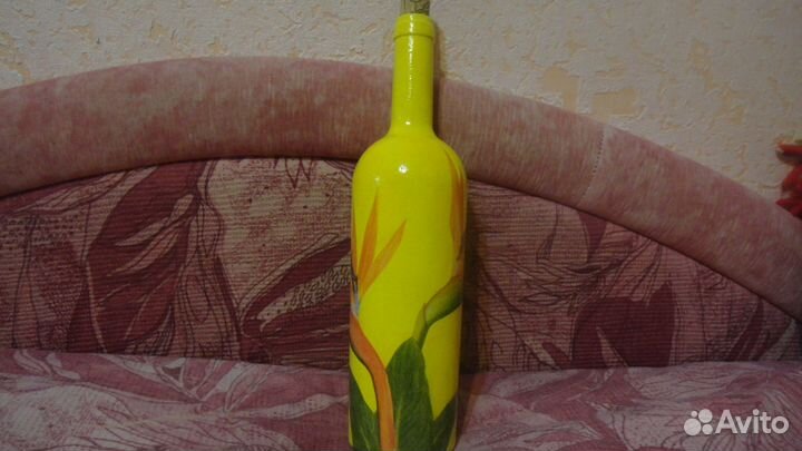 Бутылка/Декупаж