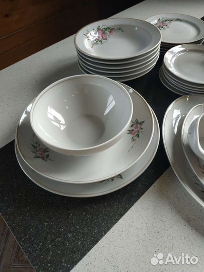 Сервиз столовый Богдановичский фарфоровый завод