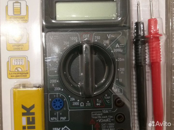 Мультиметр цифровой Universal M838