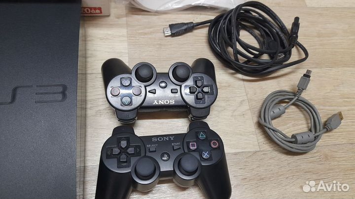 Ps3 super slim 500гб,прошитая +50 игр