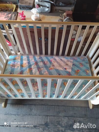 Кроватка детакая бамболино(италия)