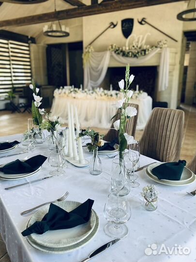 Камерная свадьба оформление декор аренда