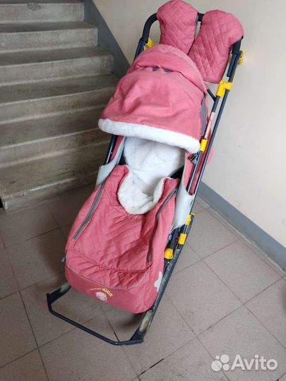 Санки коляска ника 7 3