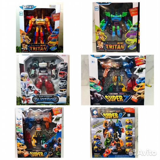 Тобот Тритан, Кватран,Гига 7 и 9,Мастер Ви