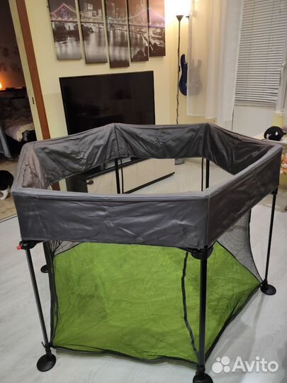 Манеж детский высокий