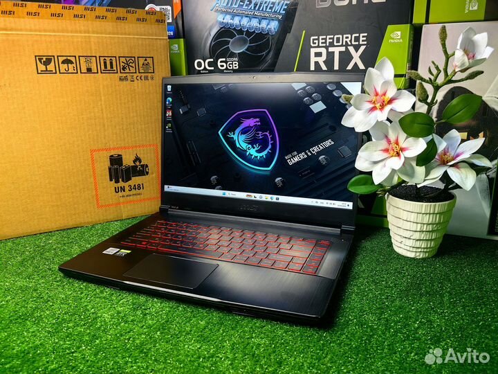Ноутбук игровой MSI i5-11Th Gen / RTX 3050 4 Gb