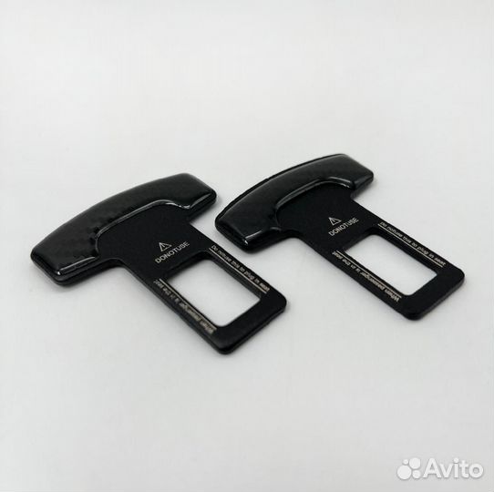 Заглушка ремня безопастности Карбон N2178