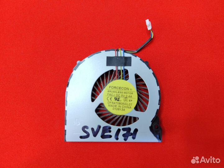 Вентилятор (кулер) для ноутбука Sony Vaio VPC-EL V