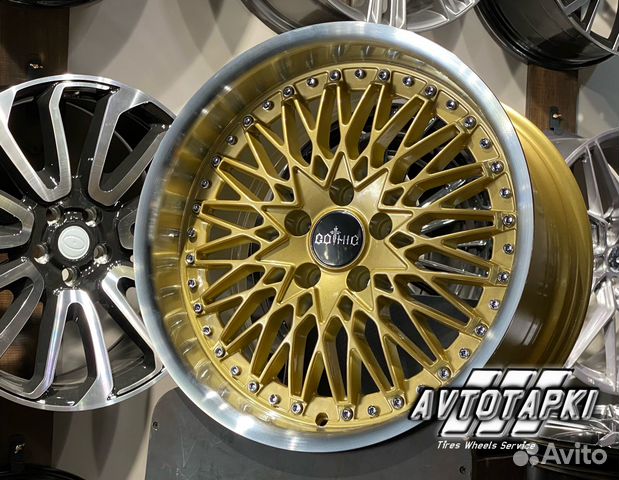 Диски с полкой queen golden r18 5-112 9,5j купить в Москве | Авито