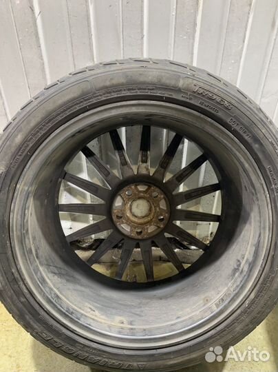 Диски литые vossen r18 с резиной triangle