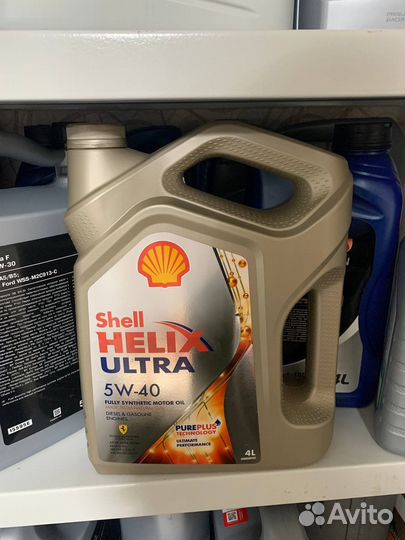 Масло моторное Shell Helix Ultra 5w-40 4л