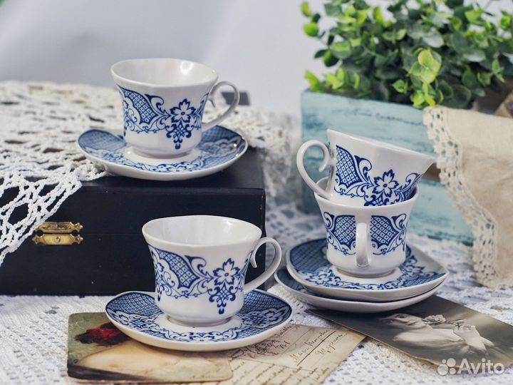 Кофейная пара фарфор СССР