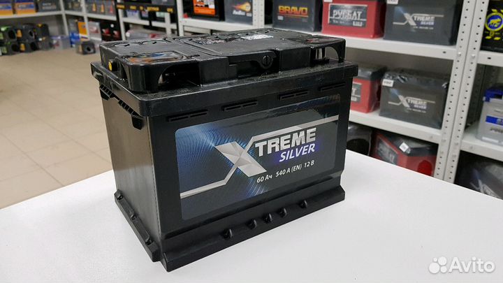 Аккумулятор 62Ah 560A Надежный Extreme Silver