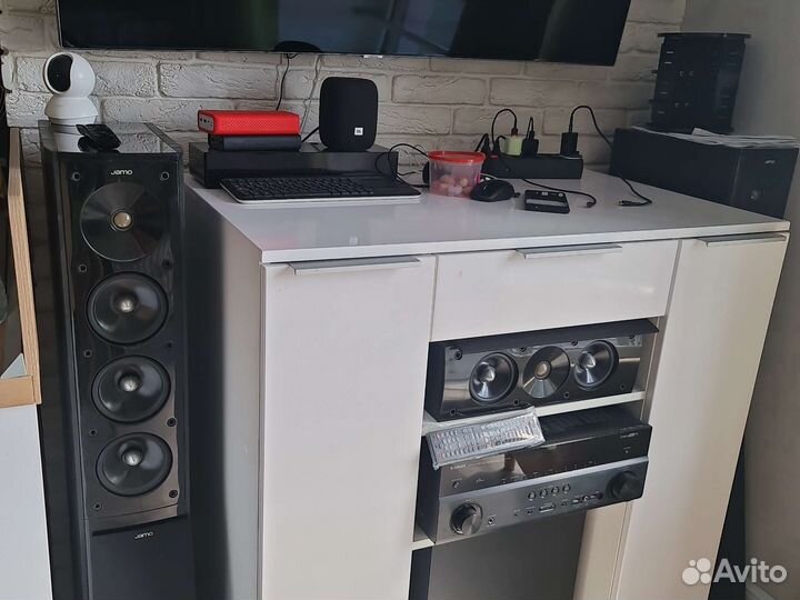 Аккустика Jamo s606 +yamaha rx-v773 + саб klipsch