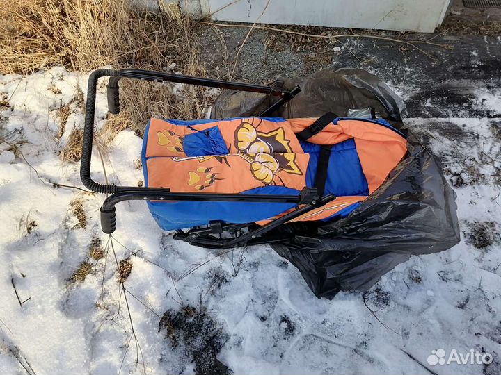 Коляска санки