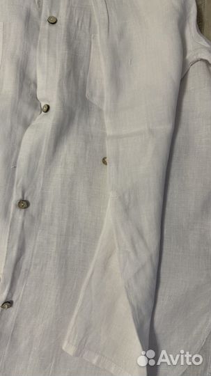 Рубашка льняная оверсайз