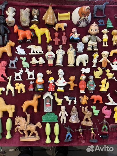 Колкий пластик СССР игрушки репка буратино