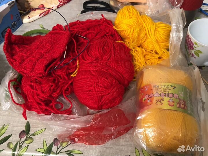 Пряжа нитки для вязания