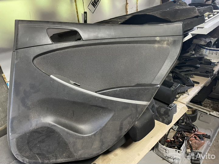 Задние Обшивки дверей hyundai solaris хетчбэк