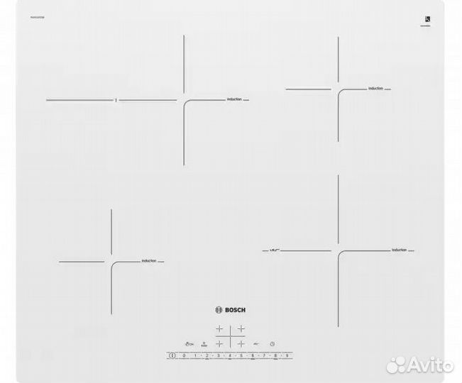 Индукционная варочная панель bosch PUF612FC5E