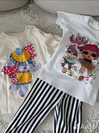 Вещи пакетом на девочку 104-110