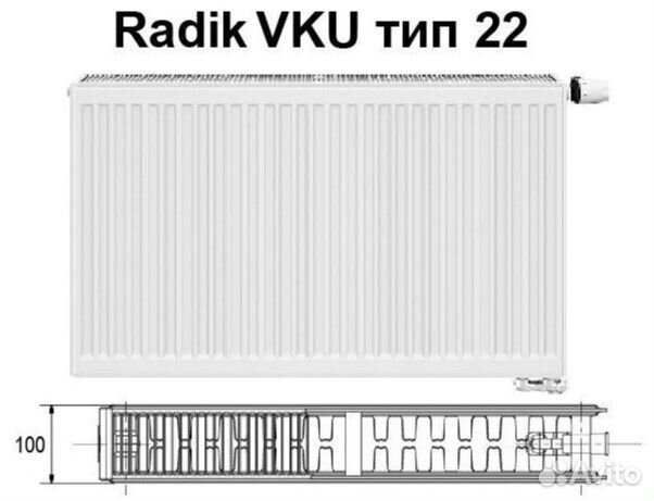 Радиатор стальной 500х700 VKU22-5070 radik korado